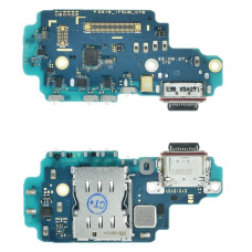 Плата зарядки Samsung S918B Galaxy S23 Ultra з компонентами / ORIGINAL