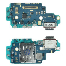 Плата зарядки Samsung S918U Galaxy S23 Ultra з компонентами / ORIGINAL