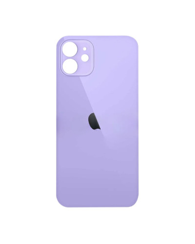 Задня кришка Apple iPhone 12 (Purple) Більший виріз / Original