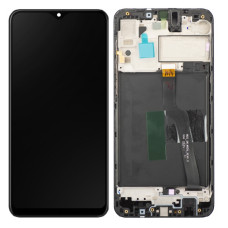 Дисплей Samsung A105 Galaxy A10 / M105 Galaxy M10 з сенсором в рамці (Чорний) Original Pack