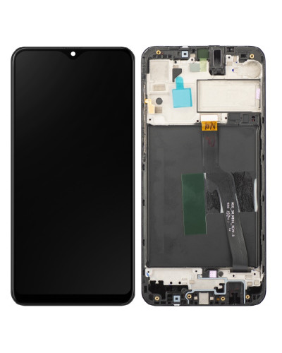 Дисплей Samsung A105 Galaxy A10 / M105 Galaxy M10 з сенсором в рамці (Чорний) Original Pack
