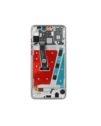 Дисплей Huawei P30 Lite (48Mp) з сенсором в рамці (Білий) Original China