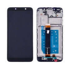 Дисплей Huawei Y5p 2020 з сенсором в рамці (Чорний) Original China