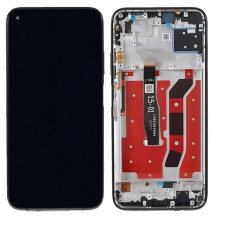 Дисплей Huawei P40 Lite з сенсором в рамці (Чорний) Original China