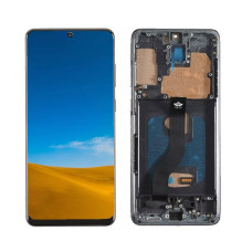 Дисплей Samsung G985 Galaxy S20 Plus / G986 Galaxy S20 Plus 5G з сенсором в рамці (Чорний) OLED / original size