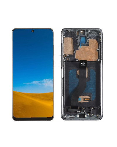 Дисплей Samsung G985 Galaxy S20 Plus / G986 Galaxy S20 Plus 5G з сенсором в рамці (Чорний) OLED / original size