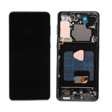 Дисплей Samsung G996 Galaxy S21 Plus з сенсором в рамці (Чорний) OLED / original size