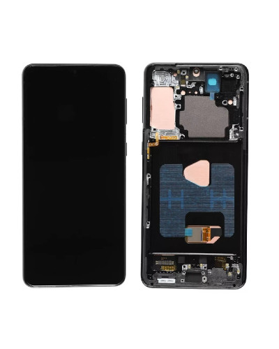 Дисплей Samsung G996 Galaxy S21 Plus з сенсором в рамці (Чорний) OLED / original size