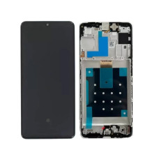 Дисплей Samsung M556 Galaxy M55 з сенсором в рамці (Чорний) Service Original
