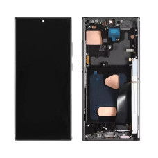 Дисплей Samsung N985 Galaxy Note 20 Ultra / N986 Galaxy Note 20 Ultra 5G сенсором в рамці (Чорний) OLED / original size
