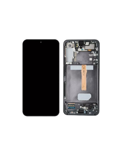 Дисплей Samsung S906 Galaxy S22 Plus з сенсором в рамці (Чорний) OLED / original size