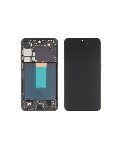 Дисплей Samsung S916 Galaxy S23 Plus з сенсором в рамці (Чорний) OLED / original size