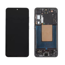 Дисплей Samsung S926 Galaxy S24 Plus з сенсором в рамці (Чорний) Service Original
