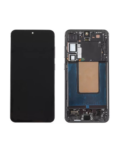 Дисплей Samsung S926 Galaxy S24 Plus з сенсором в рамці (Чорний) Service Original