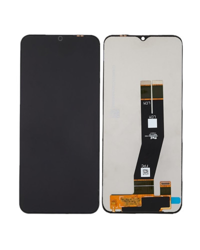 Дисплей Samsung A145P Galaxy A14 4G з сенсором / чорний шлейф (Чорний) Original Pack
